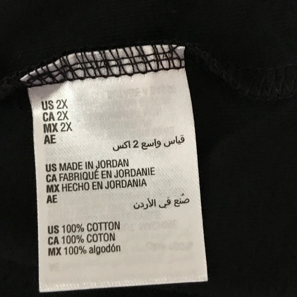 KAREN SCOTT 100% Cotton Silver Studded Neckline Black Top Women’s Plus Size 2X - Picture 10 of 16